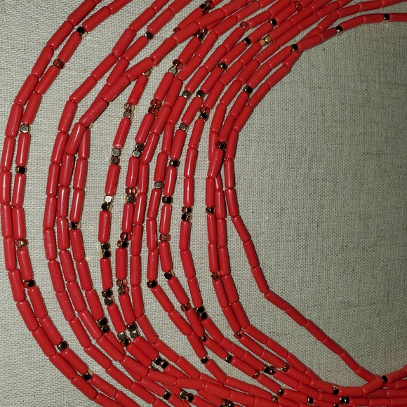 Coral Campari Necklace - Picture 3 of 4